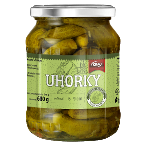 CBA uhorky 6-9 cm 680g