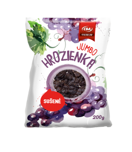 CBA Premium Jumbo hrozienka sušené 200 g