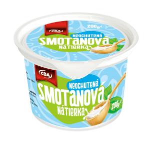 CBA smotanová nátierka neochutená 200 g