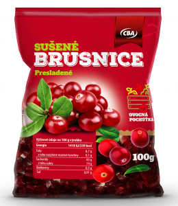 CBA brusnice presladené 100 g