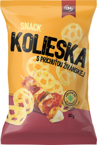 CBA Kolieska snack s príchuťou živánskej 50 g