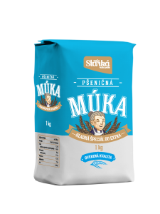 CBA Naša starká pšeničná múka hladká špeciál 00 Extra 1 kg