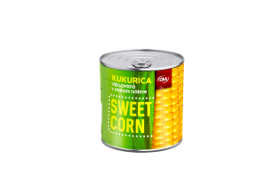 CBA kukurica vákuovaná v slanom náleve SWEET CORN 150 g (PP 140 g)