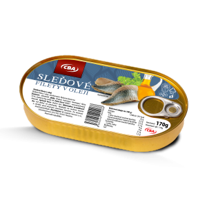 CBA sleďové filety v oleji 170g