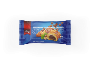 CBA croissant s lieskovoorieškovou náplňou 60g