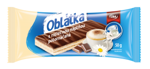 CBA Oblátka s mliečnou náplňou polomáčaná  50 g