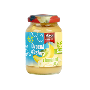 CBA Premium ovocná desiata s banánmi 190 g
