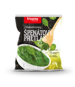 Frizanto hlbokomrazený špenátový pretlak  450 g