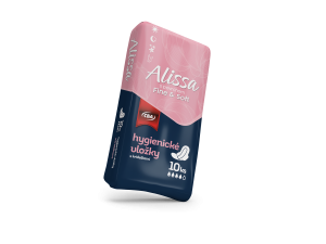 CBA ALISSA hygienické vložky s krídelkami s povrchom Fine & Soft 10 ks