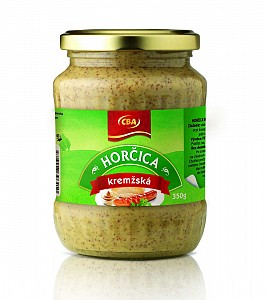 CBA Horčica kremžská 350 g (sklo)