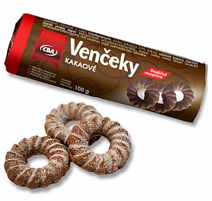 CBA venčeky kakaové 100 g
