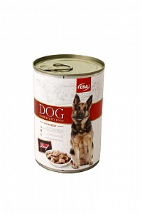 CBA kompletné krmivo pre psy s hovädzinou 415g