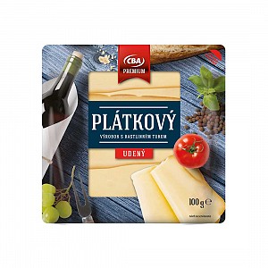 CBA Premium plátkový výrobok s rastlinným tukom údený 100 g