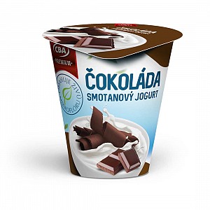 CBA Premium Smotanový jogurt čokoládový 145 g