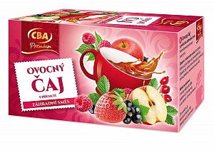 CBA Premium Ovocný čaj s príchuťou záhradná zmes 40 g