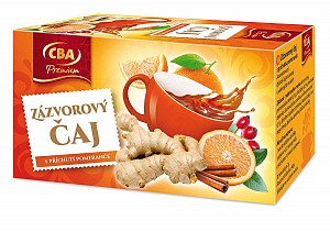 CBA Premium Zázvorový čaj s príchuťou pomaranča 40 g